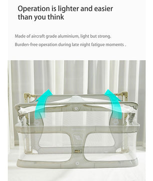 Toddler Bed Simple and Lightweight Comfortable Bed Safety Protection Easy To Install F369 - Lusy Store