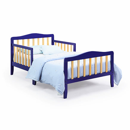 Toddler Bed Twin Bed Blue Solid Wood USA Bed F374 - Lusy Store