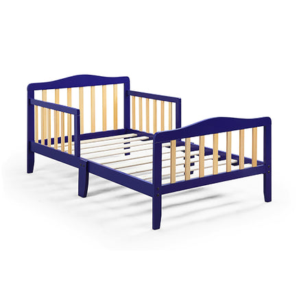 Toddler Bed Twin Bed Blue Solid Wood USA Bed F374 - Lusy Store