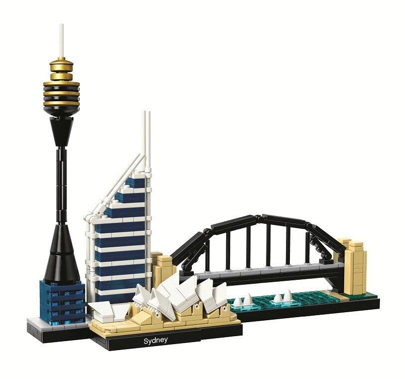 Tower Blocks Architecture Building Set London Big Ben Tower Bridge Block Bricks Compatible Toys Lepinlys - Lusy Store