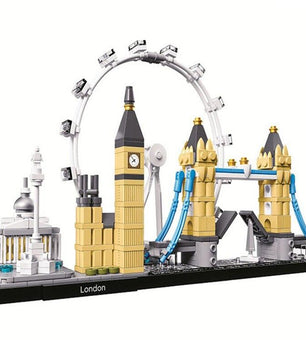 Tower Blocks Architecture Building Set London Big Ben Tower Bridge Block Bricks Compatible Toys Lepinlys - Lusy Store