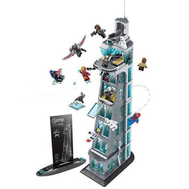 Tower Blocks Compatible Lepining Avengers Tower Fit Infinity Star Wars Spider Ironman Building Block - Lusy Store