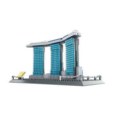 Tower Blocks Wange City Model Building Blocks Construction Toys - Lusy Store