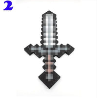 Toy Espada Diamante Minecraft Foam Sword & Picareta Action Figure Brinquedos - Lusy Store
