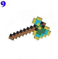 Toy Espada Diamante Minecraft Foam Sword & Picareta Action Figure Brinquedos - Lusy Store