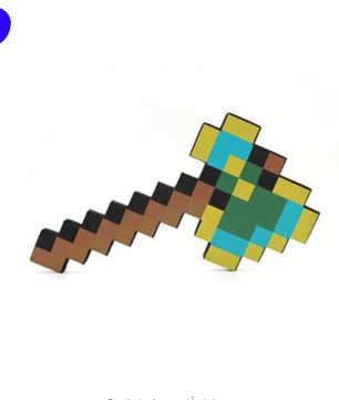 Toy Espada Diamante Minecraft Foam Sword & Picareta Action Figure Brinquedos - Lusy Store