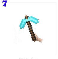 Toy Espada Diamante Minecraft Foam Sword & Picareta Action Figure Brinquedos - Lusy Store