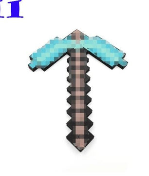 Toy Espada Diamante Minecraft Foam Sword & Picareta Action Figure Brinquedos - Lusy Store