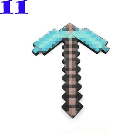 Toy Espada Diamante Minecraft Foam Sword & Picareta Action Figure Brinquedos - Lusy Store