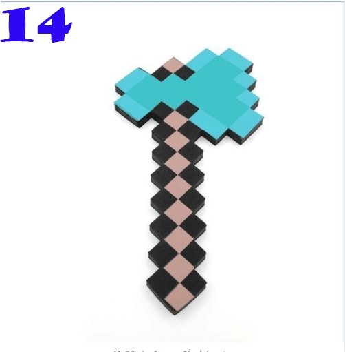 Toy Espada Diamante Minecraft Foam Sword & Picareta Action Figure Brinquedos - Lusy Store