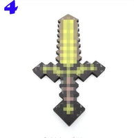 Toy Espada Diamante Minecraft Foam Sword & Picareta Action Figure Brinquedos - Lusy Store