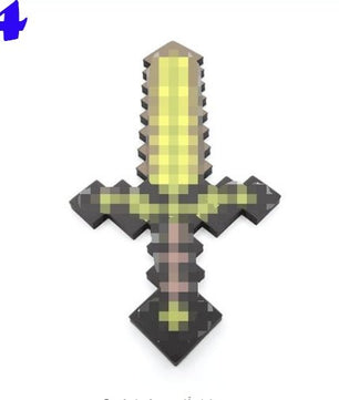 Toy Espada Diamante Minecraft Foam Sword & Picareta Action Figure Brinquedos - Lusy Store