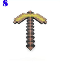 Toy Espada Diamante Minecraft Foam Sword & Picareta Action Figure Brinquedos - Lusy Store