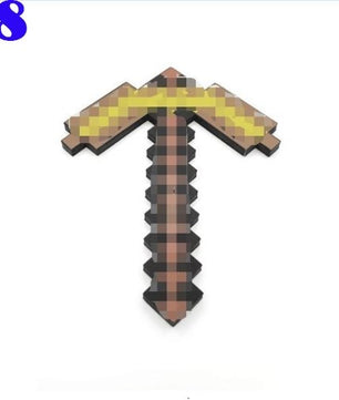Toy Espada Diamante Minecraft Foam Sword & Picareta Action Figure Brinquedos - Lusy Store