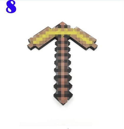 Toy Espada Diamante Minecraft Foam Sword & Picareta Action Figure Brinquedos - Lusy Store