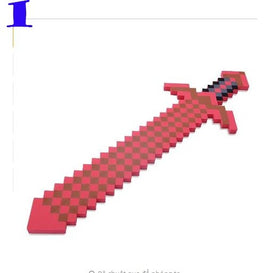 Toy Espada Diamante Minecraft Foam Sword & Picareta Action Figure Brinquedos - Lusy Store