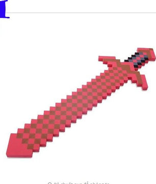 Toy Espada Diamante Minecraft Foam Sword & Picareta Action Figure Brinquedos - Lusy Store