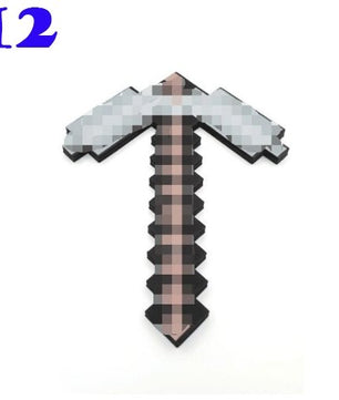 Toy Espada Diamante Minecraft Foam Sword & Picareta Action Figure Brinquedos - Lusy Store