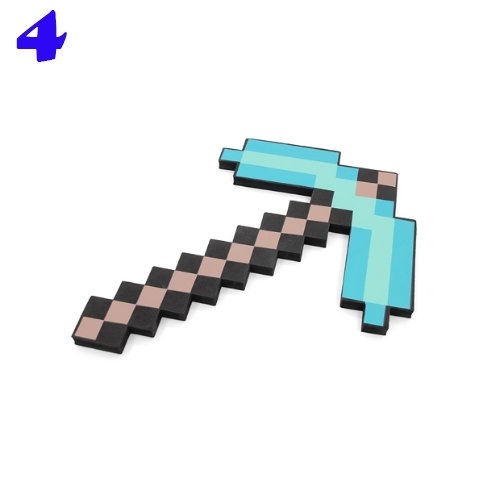 Toy Espada Diamante Minecraft Foam Sword & Picareta Action Figure Brinquedos Mosaico para - Lusy Store