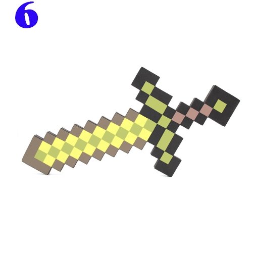 Toy Espada Diamante Minecraft Foam Sword & Picareta Action Figure Brinquedos Mosaico para - Lusy Store