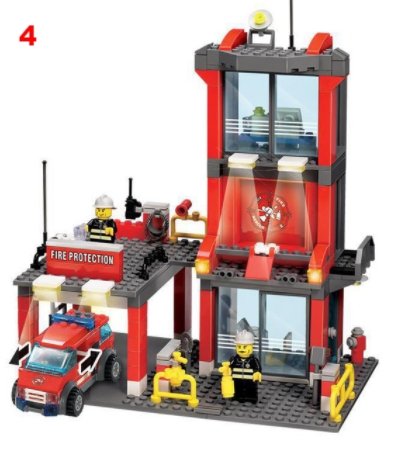 Toys Police Station Helicopter Building Blocks Compatible Legos City Construction Bricks - Lusy Store