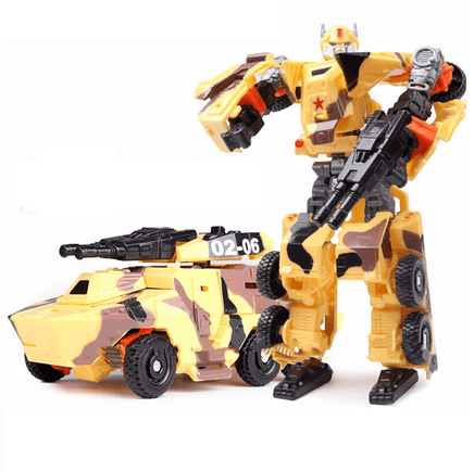 Transformers Toys Anime Action Figure ABS Robot Car Tank Plastic Model Gift For Kids AB152 - Lusy Store