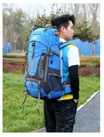 Travel Backpack 65L Large Camping Backpack Luggage Hiking Shoulder Bags B135 - Lusy Store