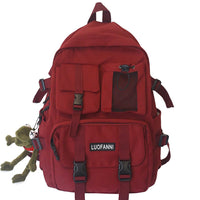 Travel Backpack College School Bag Cool Laptop Male Fashion Book Bags B142 - Lusy Store