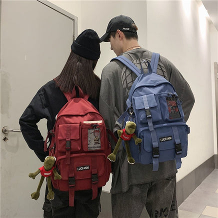 Travel Backpack College School Bag Cool Laptop Male Fashion Book Bags B142 - Lusy Store