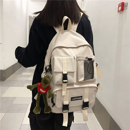 Travel Backpack College School Bag Cool Laptop Male Fashion Book Bags B142 - Lusy Store