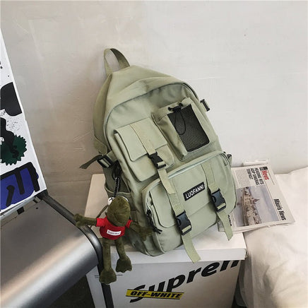 Travel Backpack College School Bag Cool Laptop Male Fashion Book Bags B142 - Lusy Store
