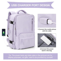 Travel Backpack Large Capacity Multi-Function Suitcase USB Charging B132 - Lusy Store