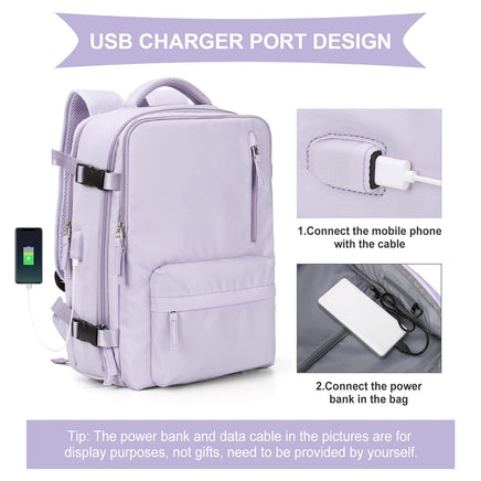 Travel Backpack Large Capacity Multi-Function Suitcase USB Charging B132 - Lusy Store
