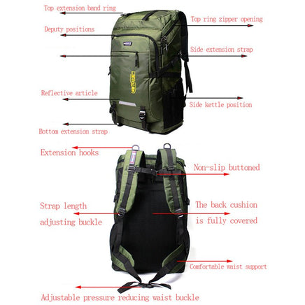 Travel Backpack Outdoor Rucksack Sports Camping Hiking Backpack B134 - Lusy Store