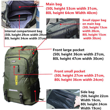 Travel Backpack Outdoor Rucksack Sports Camping Hiking Backpack B134 - Lusy Store