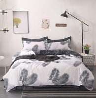 Tropical Bedding Cute Cartoon Unicorn and Flamingo Leave Bedding Sets Gift for Girls Boys - Lusy Store