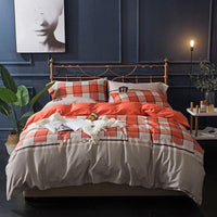 Tropical Bedding Egyptian Cotton 60S Leaves Flowers Silky Soft Queen King Bedding Sets - Lusy Store