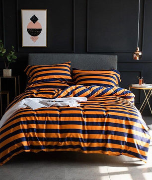 Tropical Bedding Egyptian Cotton 60S Leaves Flowers Silky Soft Queen King Bedding Sets - Lusy Store