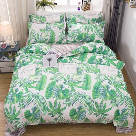 Tropical Bedding Plant Cover Set Duvet Cover For Adult Children - Lusy Store