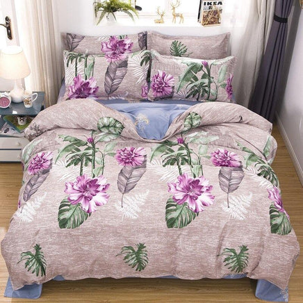 Tropical Bedding Plant Cover Set Duvet Cover For Adult Children - Lusy Store