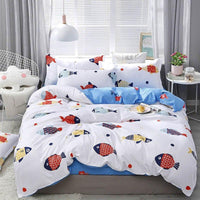 Tropical Bedding Plant Printed Bed Cover Sets For Girls Boys Kids Bedding Sets - Lusy Store