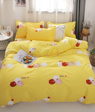 Tropical Bedding Plant Printed Bed Cover Sets For Girls Boys Kids Bedding Sets - Lusy Store