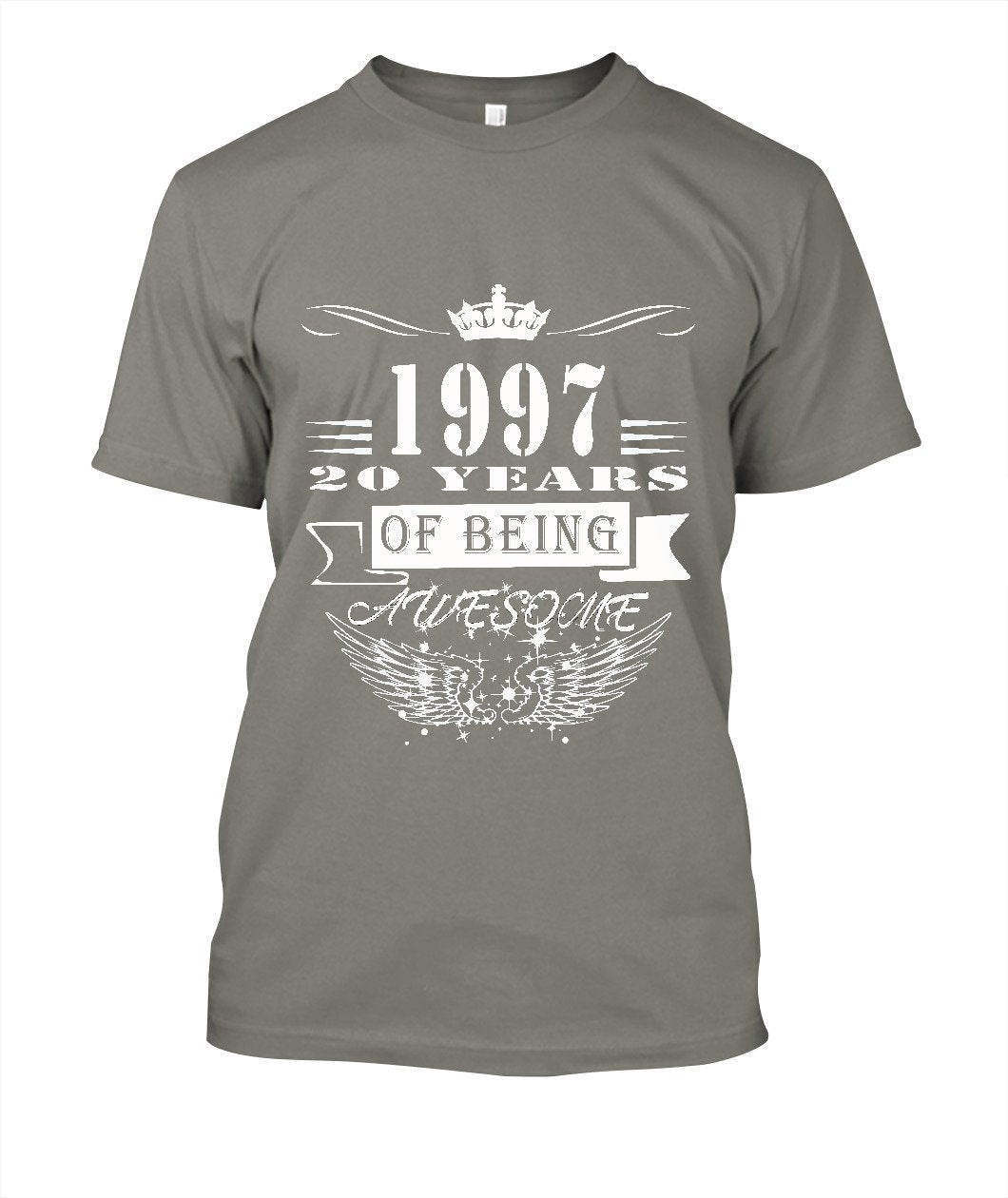 Tshirt Casual Printing 20 Years Being Awesome - Lusy Store