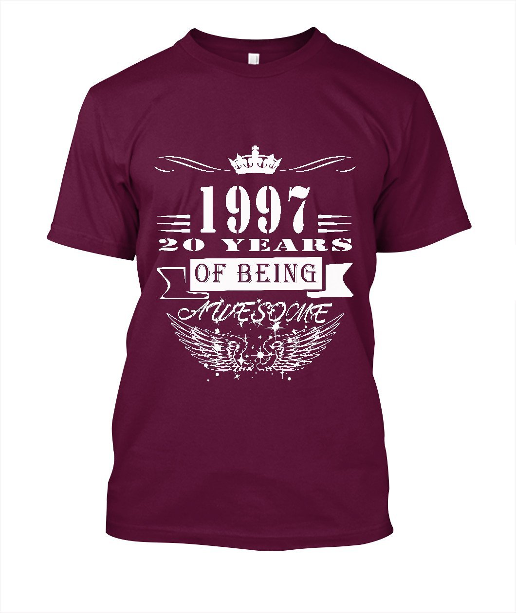 Tshirt Casual Printing 20 Years Being Awesome - Lusy Store