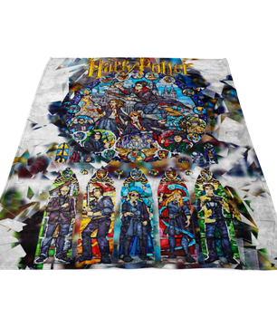 Harry Potter Fleece Blanket Seizure White Blanket Warm And Super Comfortable Best Gift For Kids - Lusy Store