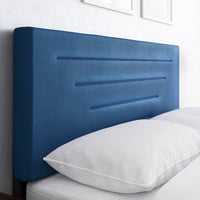 Twin Bed Luxembourg Upholstered Faux Leather Platform Bed Furniture Bed Frame F386 - Lusy Store