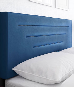 Twin Bed Luxembourg Upholstered Faux Leather Platform Bed Furniture Bed Frame F386 - Lusy Store