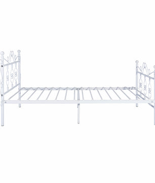 Twin Bed Metal Bed Frame With Headboard And Footboard Single Platform Mattress Base F408 - Lusy Store