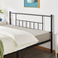 Twin Bed Metal Full Bed with Headboard and Footboard Bed Frame Furniture Bedroom F380 - Lusy Store