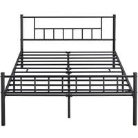 Twin Bed Metal Full Bed with Headboard and Footboard Bed Frame Furniture Bedroom F380 - Lusy Store